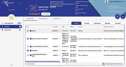 EURO COSMETICS Magazine • The R&D and Safety Assessments towards new challenges: Tox Tool®, a new living platform • Dr. Matteo Zanotti Russo, Angel Consulting SAS, Elena Grasselli and Dr. Marco Pirozzi, Cosmetica Italia Servizi • Dr. Matteo Zanotti Russo, Angel Consulting SAS, Elena Grasselli and Dr. Marco Pirozzi, Cosmetica Italia Servizi