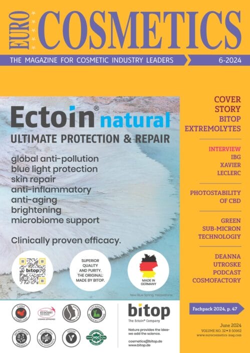 EURO COSMETICS Magazine • 360° Product Development Service for world-class beauty products • Xavier Leclerc, CEO of IBG • Xavier Leclerc, CEO of IBG