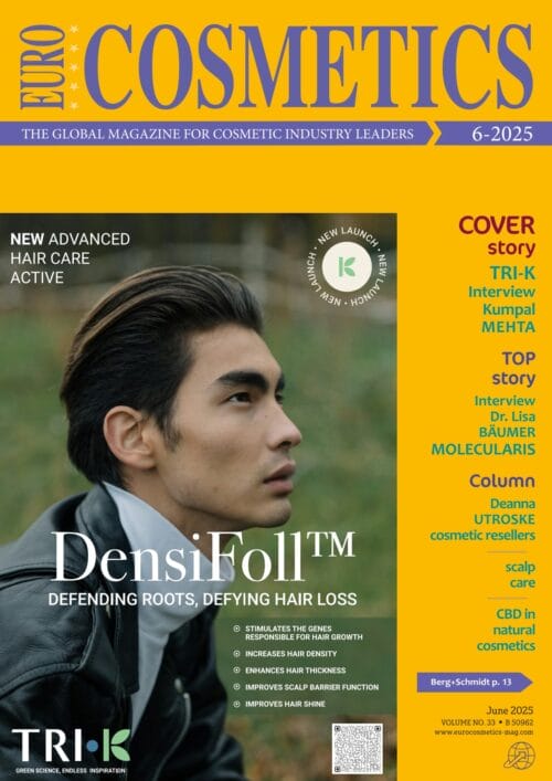 EURO COSMETICS Magazine • Interview with Dr. Lisa Bäumer, Co-founder and Managing Director of Molecularis GmbH • Dr. Lisa Bäumer • Dr. Lisa Bäumer